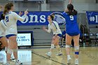 VB vs MHC  Wheaton Women's Volleyball vs Mount Holyoke College. - Photo by Keith Nordstrom : Wheaton, Volleyball, VB